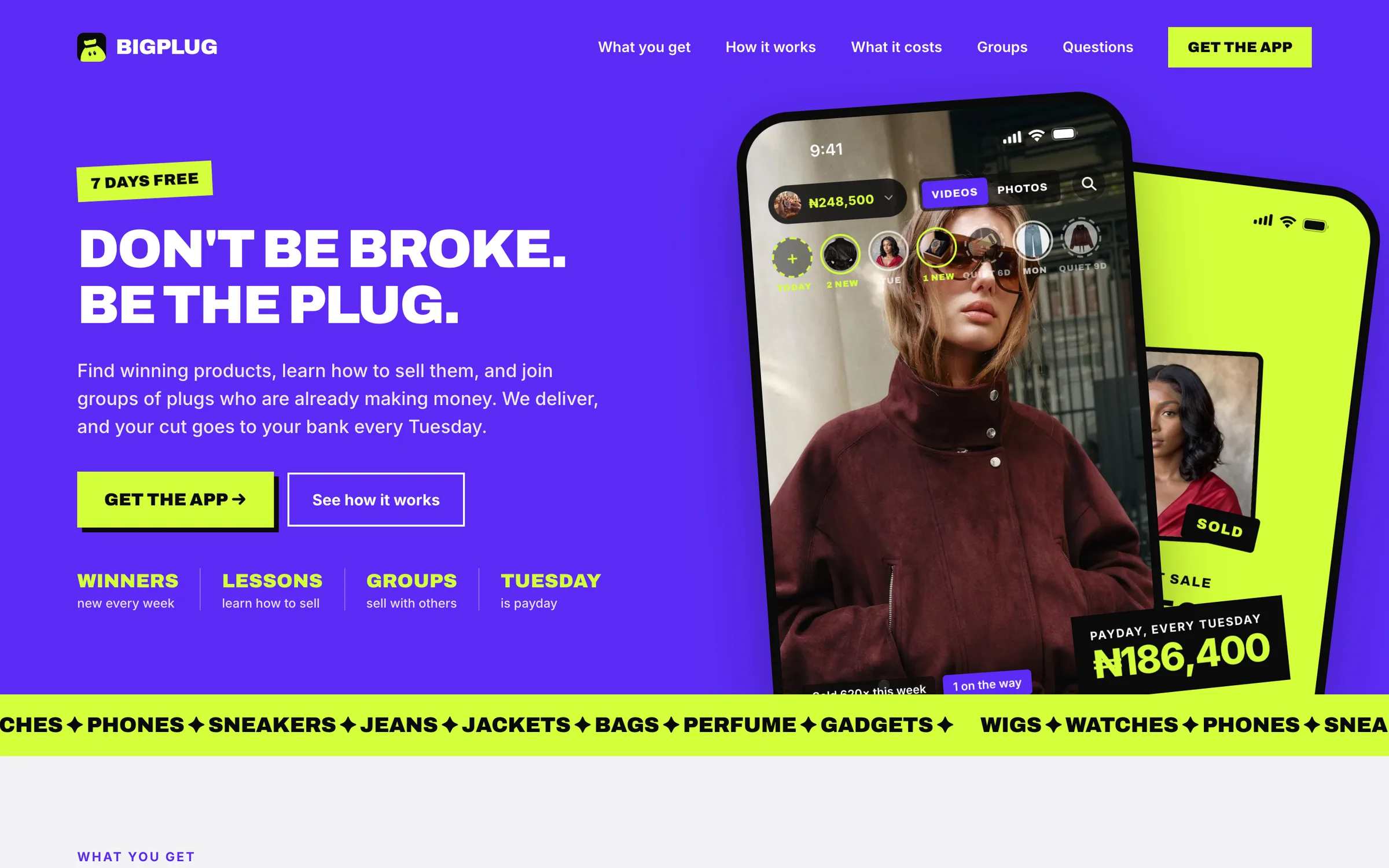 Bigplug Ecosystem interface