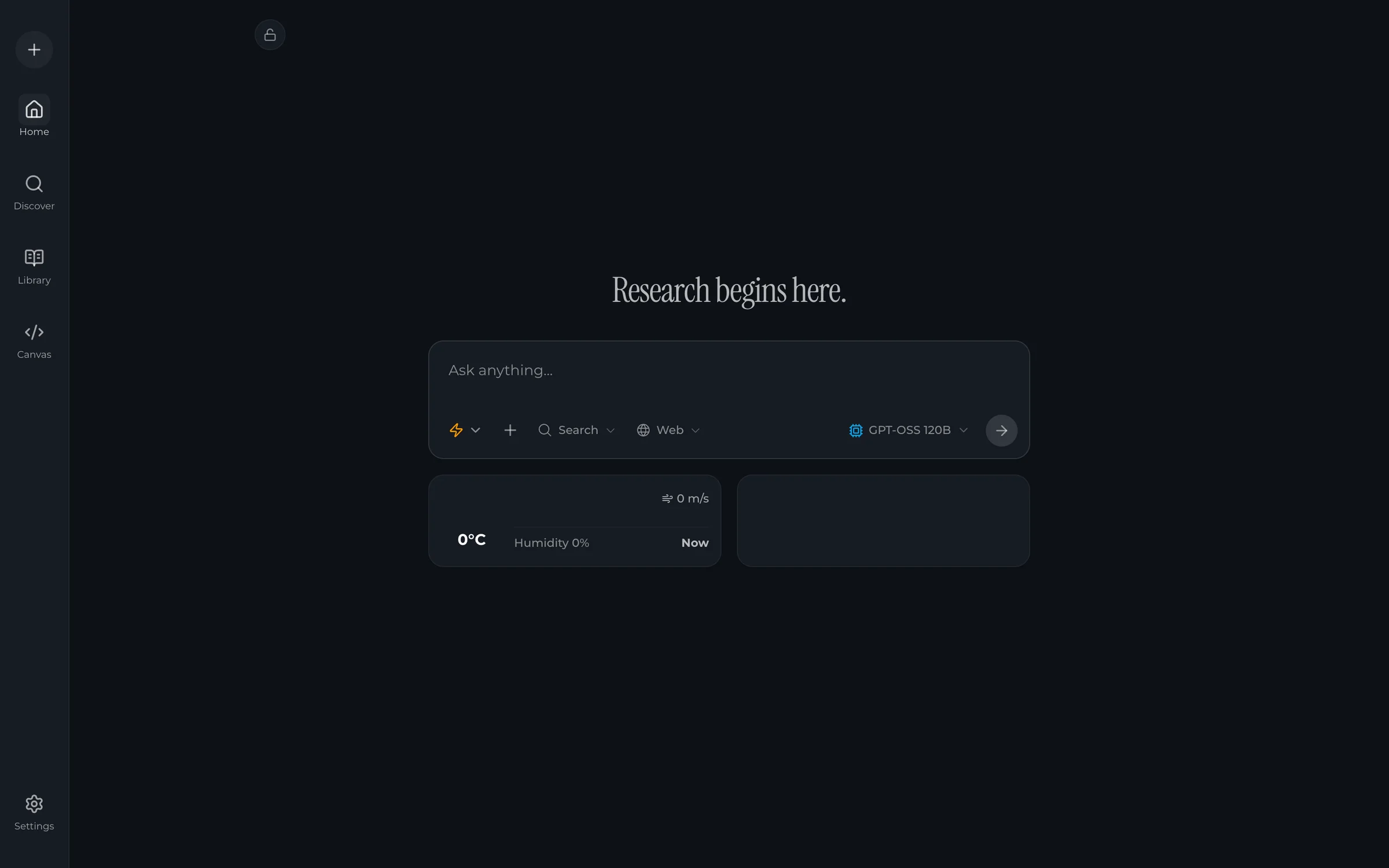 Curiocity interface